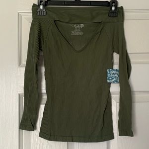NWT Free People Off Shoulder Top